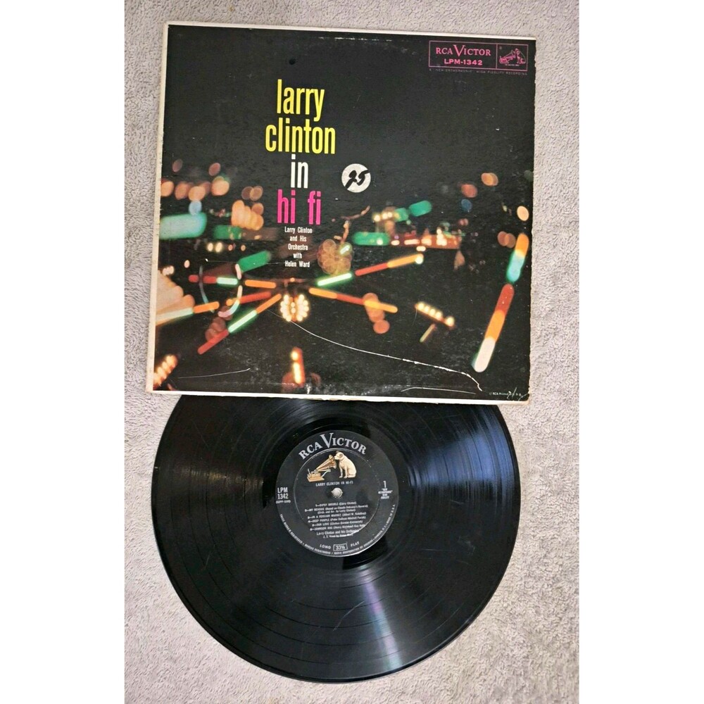 RCA Victor LPM-1342 Larry Clinton in Hi-Fi 12" Vinyl LP 33 RPM Jazz